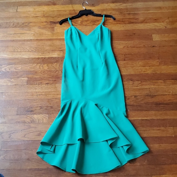 Bardot High Low Ruffle Midi Dress - Picture 2 of 8